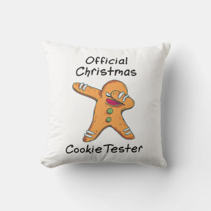 Coussin Essai officiel de cookie de Noël