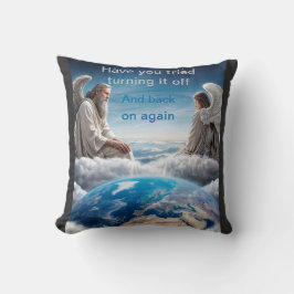 Coussin Essayer de réparer la Terre
