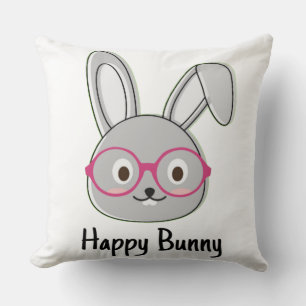Coussin Est-Ce Qu'Un Lapin A Dit, Jette L'Oreiller