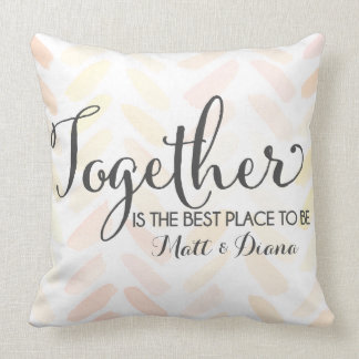 Coussin Est ensemble le meilleur endroit à être