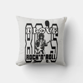 Coussin Estampa Rock - I Love 80s Rock’n’Roll – Almofada