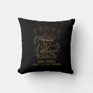 Coussin esthétique Goblincore Académie Cottagecore Champig
