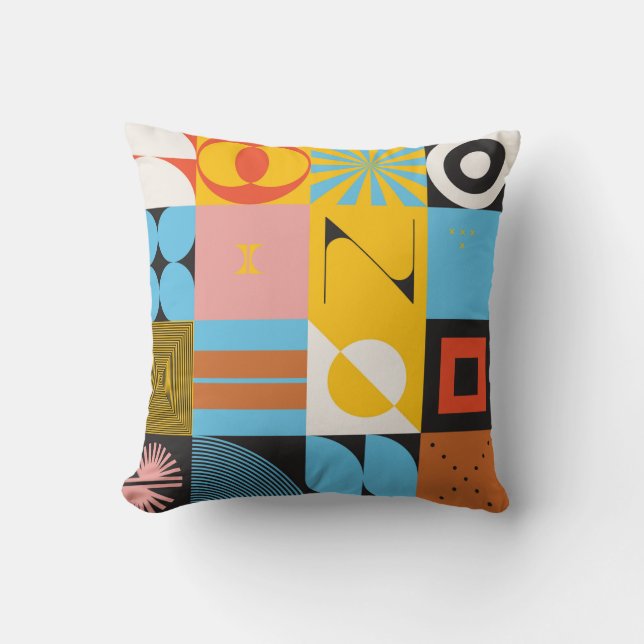 Coussin Esthétique néomoderne de la brutalité conception p (Recto)