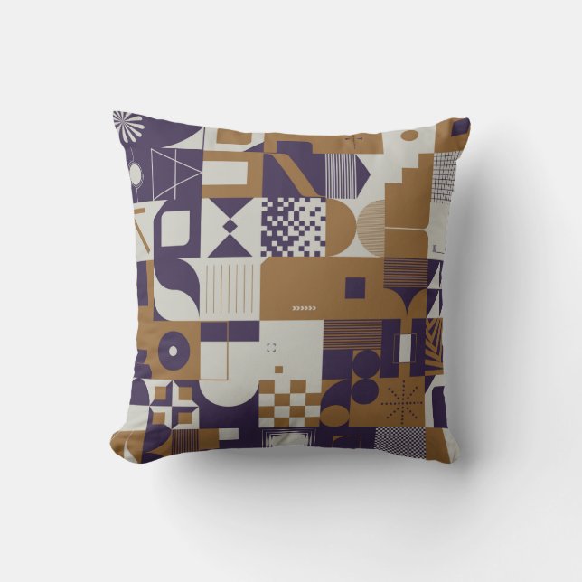 Coussin Esthétique néomoderne de la brutalité conception p (Recto)