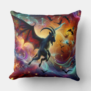 Coussin Et puis j'ai vu un chemin de retour depuis les por