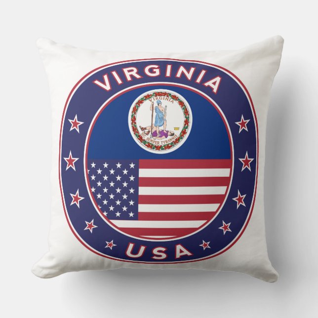 Coussin État de Virginie (Recto)