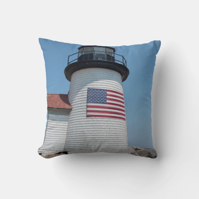 Coussin États-Unis, Massachusetts, Nantucket. Point Brant (Recto)