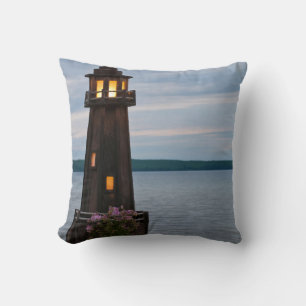 Coussin États-Unis, Michigan. Décoration de jardin phare