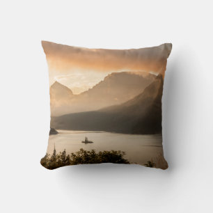 Coussin États-Unis, Montana, Glacier National Park. Lever