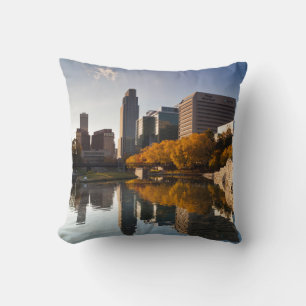 Coussin États-Unis, Nebraska, Omaha, Gene Leahy Mall, Skyl