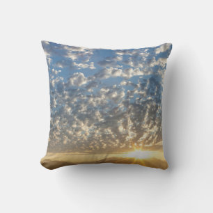 Coussin États-Unis, Washington, Seabeck. Coucher de soleil