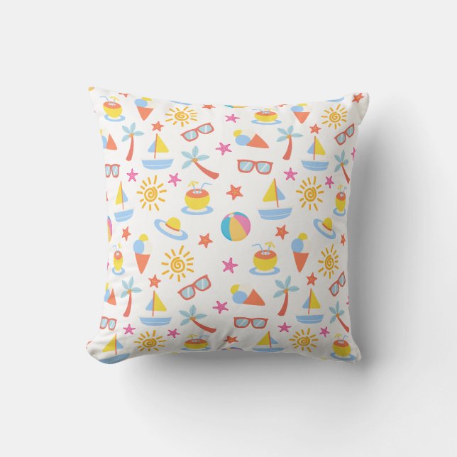 Coussin Été joueur (Recto)