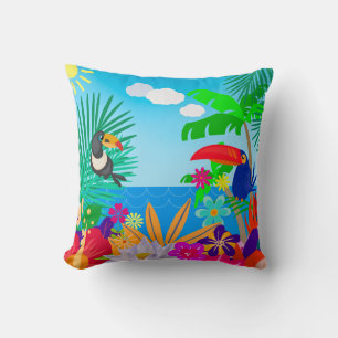 Coussin Été tropical