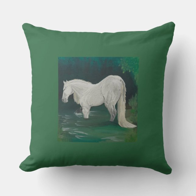 Coussin Ethereal Equine (Recto)