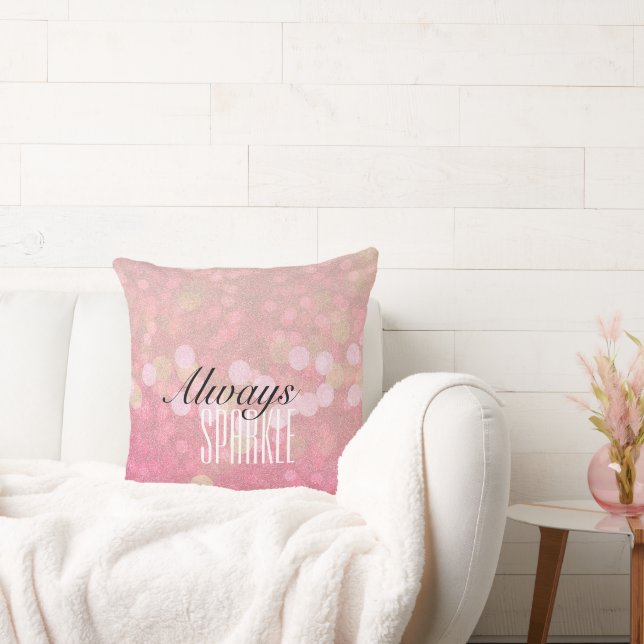 Coussin Étincelle Rose (Canapé)