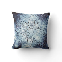 Coussin étoile d'hiver