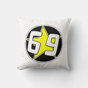 Coussin Étoile jaune 69