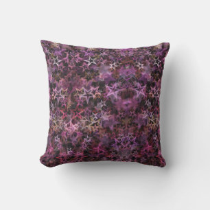 Coussin Étoile violette