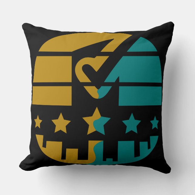 Coussin Étoiles d'approbation - Une perspective moderne (Recto)