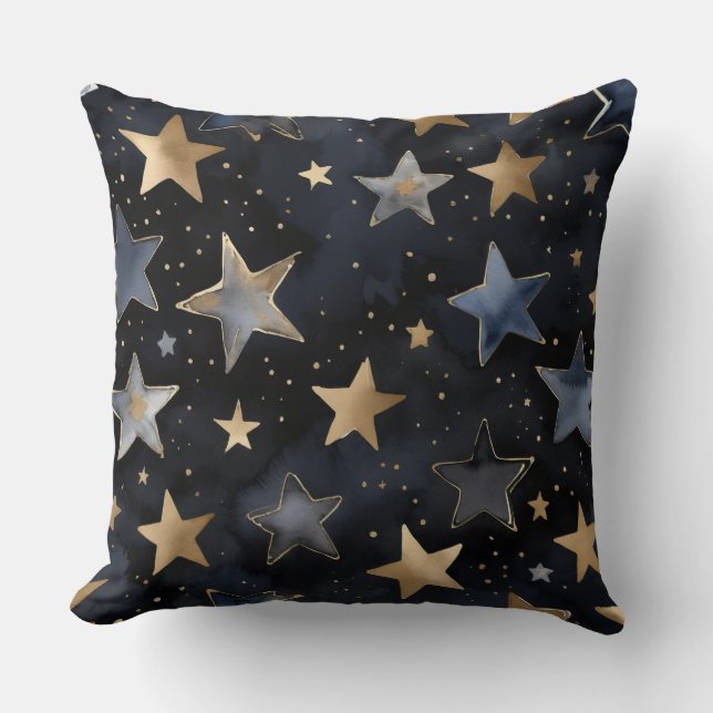 Coussin étoiles de minuit (Recto)