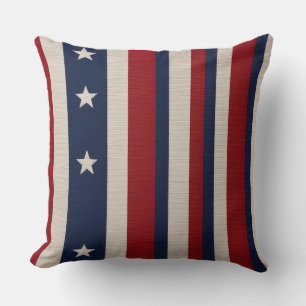 Coussin Étoiles et bandes