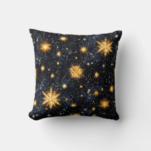 Coussin Étoiles et ciel nocturne