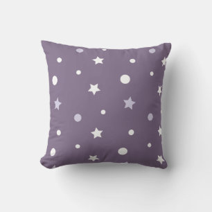 Coussin Étoiles violettes