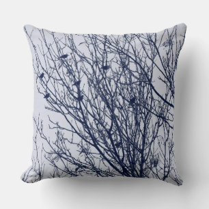 Coussin Étourneaux dans un arbre
