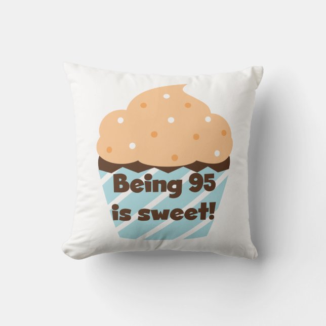 Coussin Etre 95 est doux t-shirts et cadeaux d'anniversair (Recto)