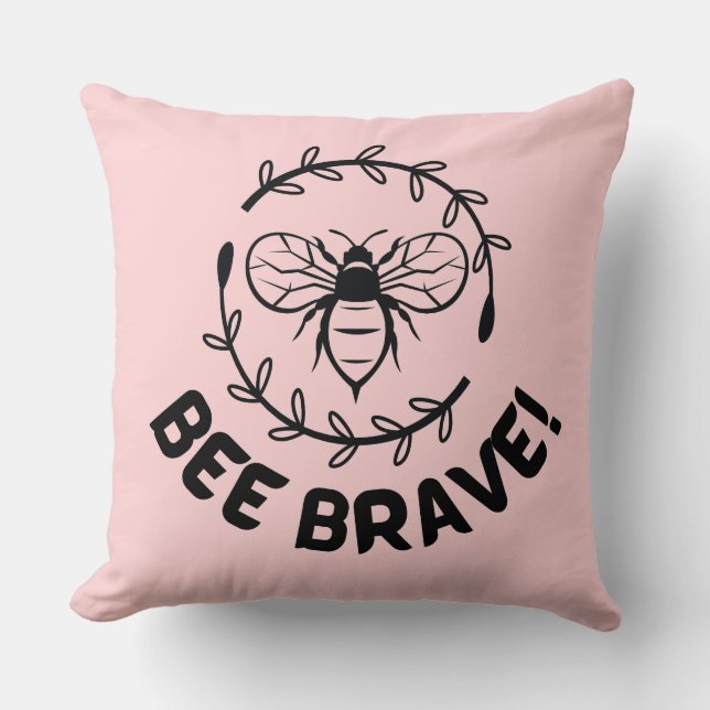 Coussin être brave (Recto)