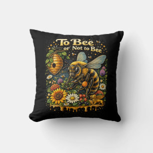 Coussin Être ou ne pas être abeille