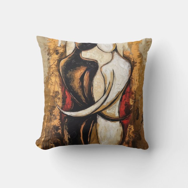 Coussin Étreinte Éternelle (Recto)