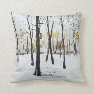 Coussin Étude Ohlsdorf 2013 de boîte d'oiseau