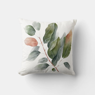 Coussin Eucalyptus Feuilles