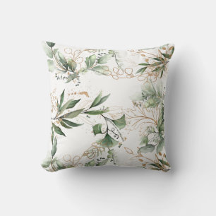 Coussin Eucalyptus moderne Premium Sage Eucalyptus Green J