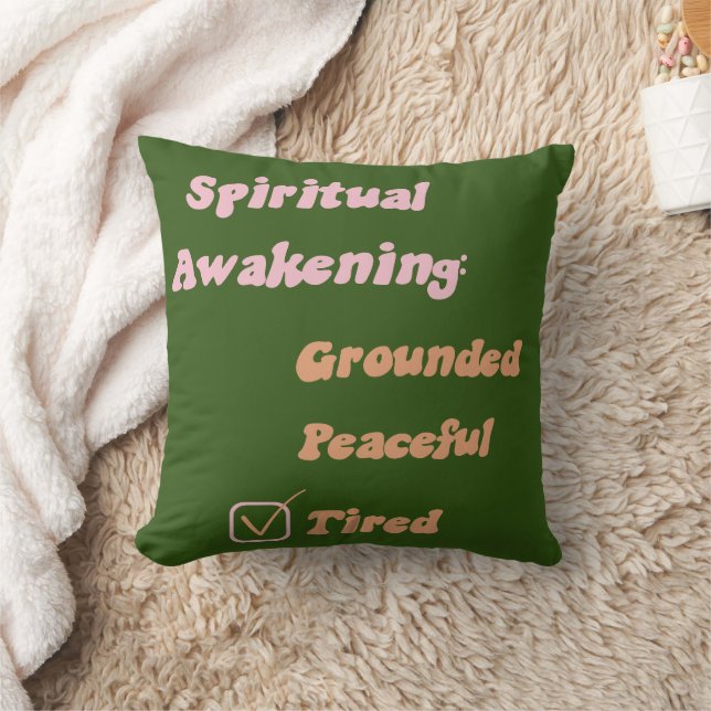 Coussin Éveil spirituel amusant (Couverture)