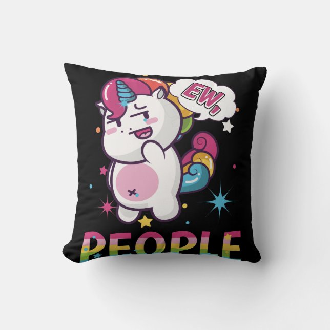 Coussin Ew People Unicorn (Recto)