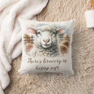 Coussin Ewe doux : Mouton doux en laine