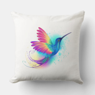 Coussin Exotic Rainbow Hummingbird