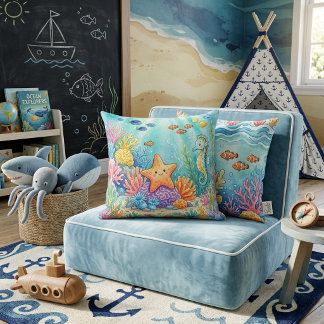 Coussin Explorateurs sous-marins