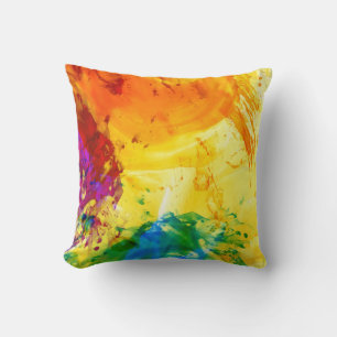 Coussin Explosion Abstraite