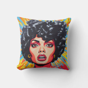 Coussin Explosion d'art pop