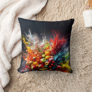 Coussin Explosion de fruits