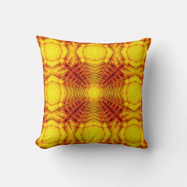 Coussin Explosion de soleil  (Recto)