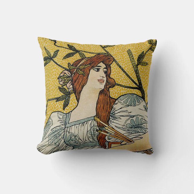 Coussin Exposition des Baux-Arts (Recto)