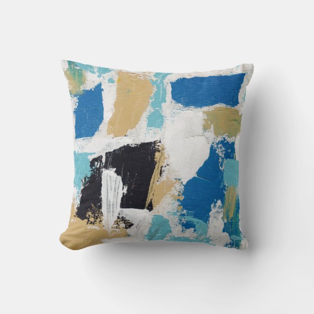Coussin Expression Abstraite #6 par Michael Moffa (Recto)