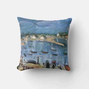 Coussin Expressionnisme vintage, Hidensee par Walter Grama