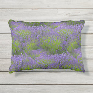 Coussin extérieur 16" d'accent de lavande X12 "