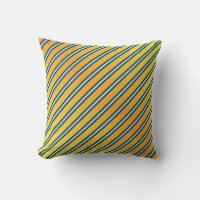 Coussin extérieur Clown Tang Fish Stripes