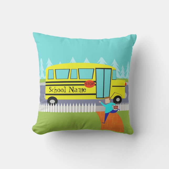Coussin extérieur d'autobus scolaire contagieux (Recto)